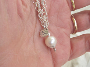 Perla di Sole, bracciale fatto a mano, bracciale con Perla, Perla Swarovski, fatto in Argentium